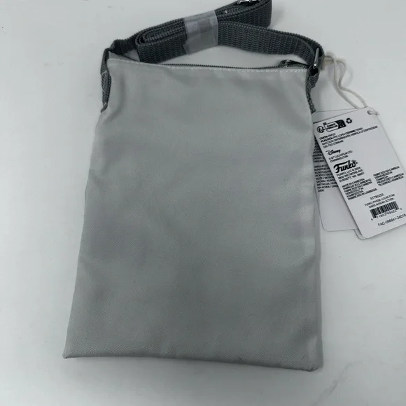 Disney Funko Star Wars Mandalorian Gray Crossbody Bag NWT - Picture 2 of 2